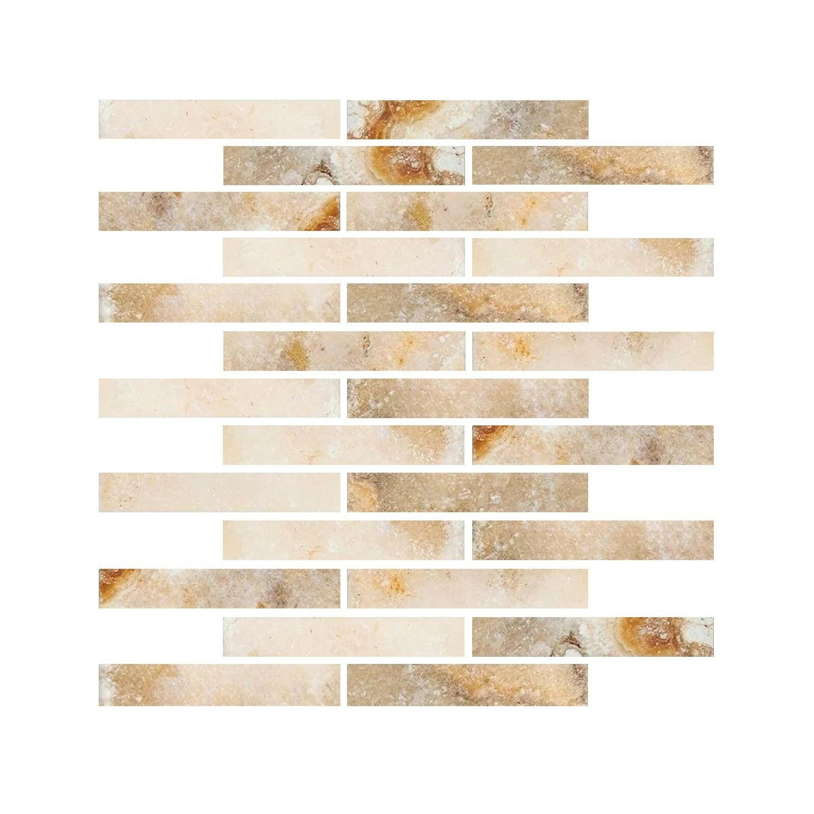 Special Cut | 2x12 Antico Onyx Travertine Filled & Honed Tile Special Cut | 2x12 Antico Onyx Travertine Filled & Honed Tile - American Tile Depot