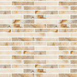 Special Cut | 2x12 Antico Onyx Travertine Filled & Honed Tile Special Cut | 2x12 Antico Onyx Travertine Filled & Honed Tile - American Tile Depot