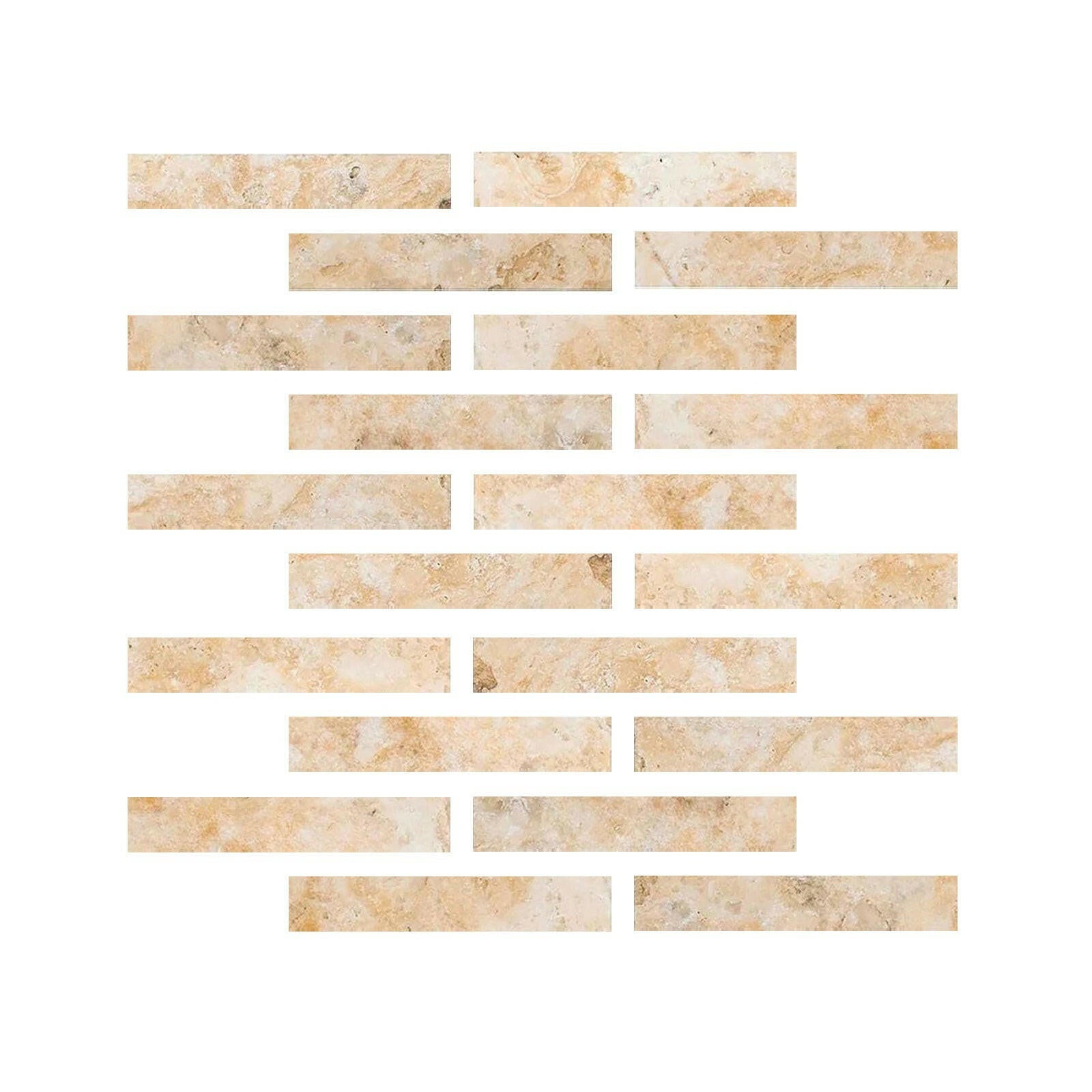 Special Cut | 2x12 Antico Onyx Travertine Filled & Polished Tile Special Cut | 2x12 Antico Onyx Travertine Filled & Polished Tile - American Tile Depot