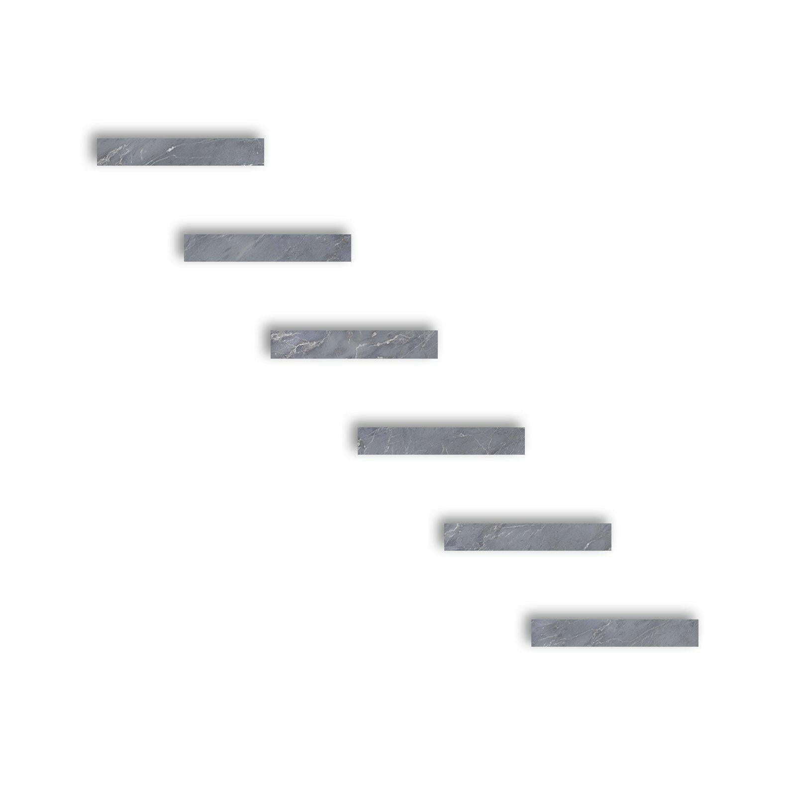 Special Cut | 2x12 Bardiglio Imperiale Marble Polished Tile Special Cut | 2x12 Bardiglio Imperiale Marble Polished Tile - American Tile Depot