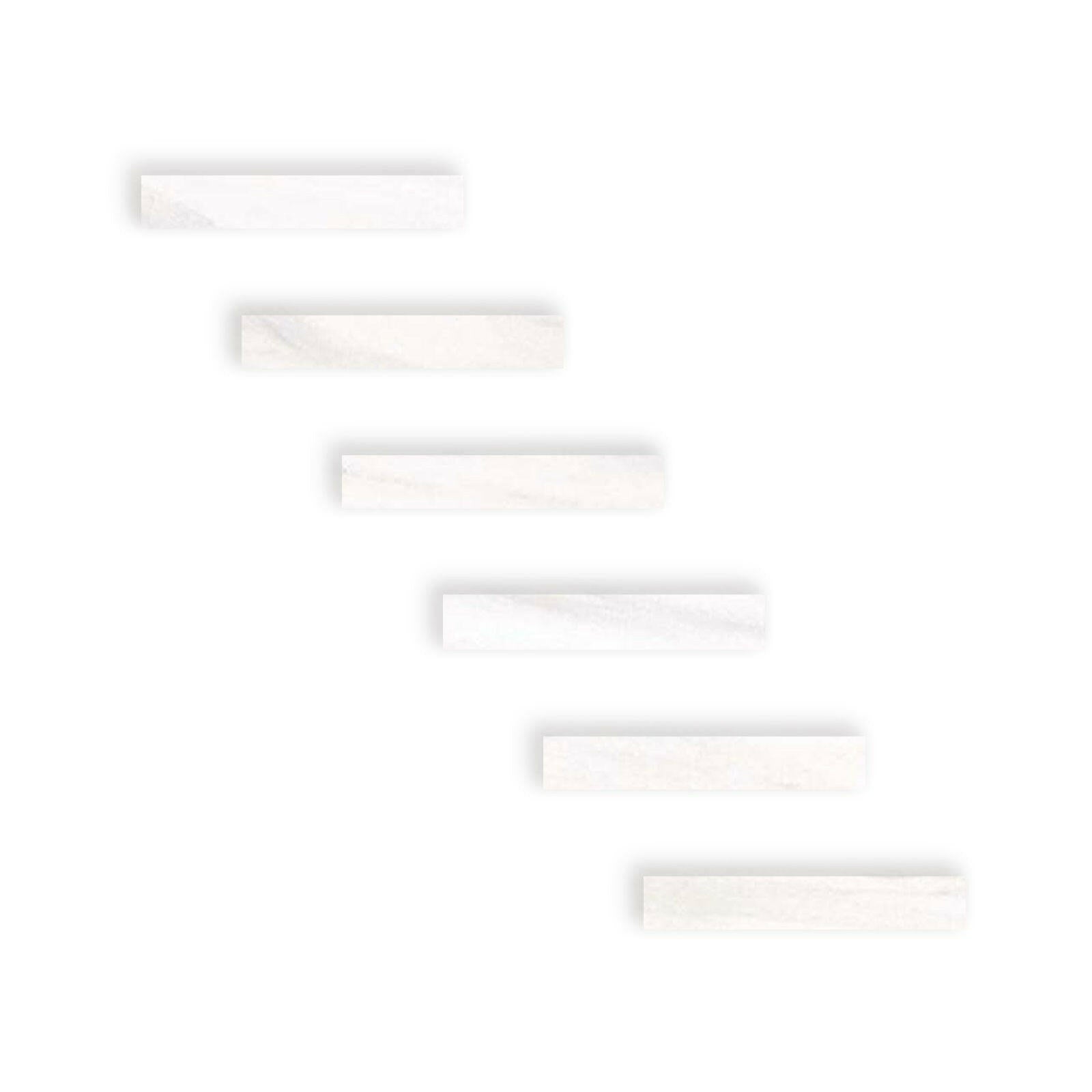 Special Cut | 2x12 Bianco Dolomite Polished Tile Special Cut | 2x12 Bianco Dolomite Polished Tile - American Tile Depot
