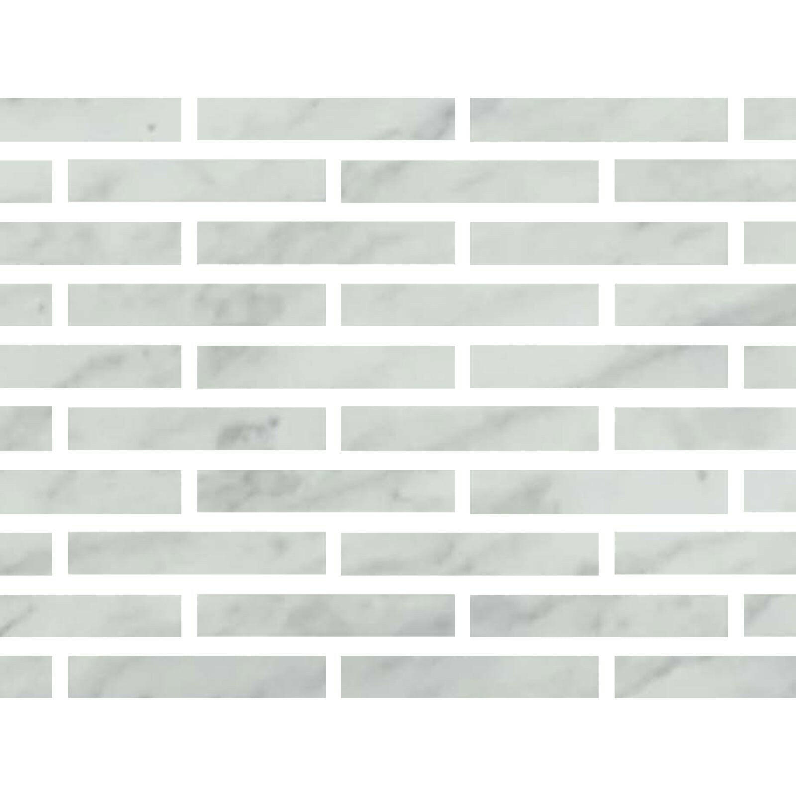 Special Cut | 2x12 Bianco Venatino Marble Honed Tile Special Cut | 2x12 Bianco Venatino Marble Honed Tile - American Tile Depot