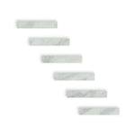 Special Cut | 2x12 Bianco Venatino Marble Honed Tile Special Cut | 2x12 Bianco Venatino Marble Honed Tile - American Tile Depot
