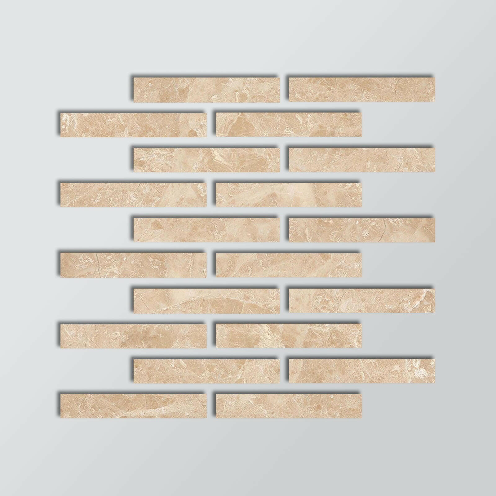 Special Cut | 2x12 Cappuccino Marble Polished Tile Special Cut | 2x12 Cappuccino Marble Polished Tile - American Tile Depot