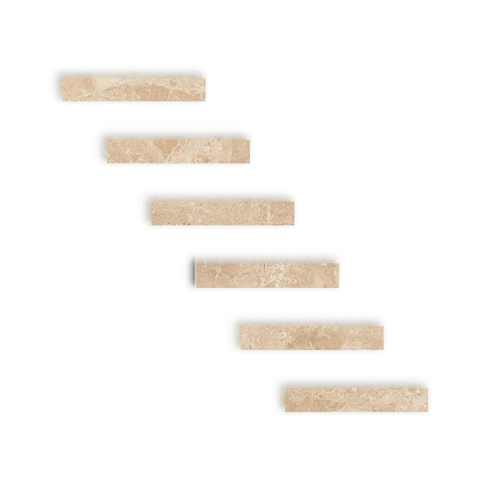 Special Cut | 2x12 Cappuccino Marble Polished Tile Special Cut | 2x12 Cappuccino Marble Polished Tile - American Tile Depot