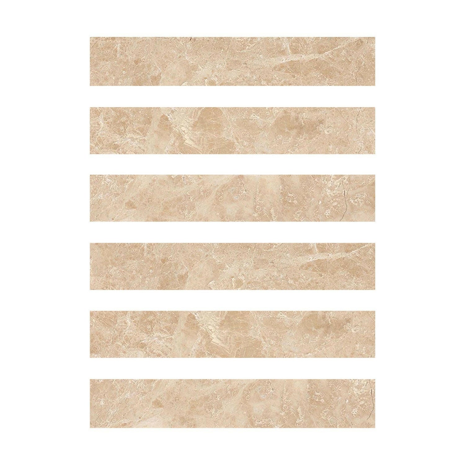 Special Cut | 2x12 Cappuccino Marble Polished Tile Special Cut | 2x12 Cappuccino Marble Polished Tile - American Tile Depot