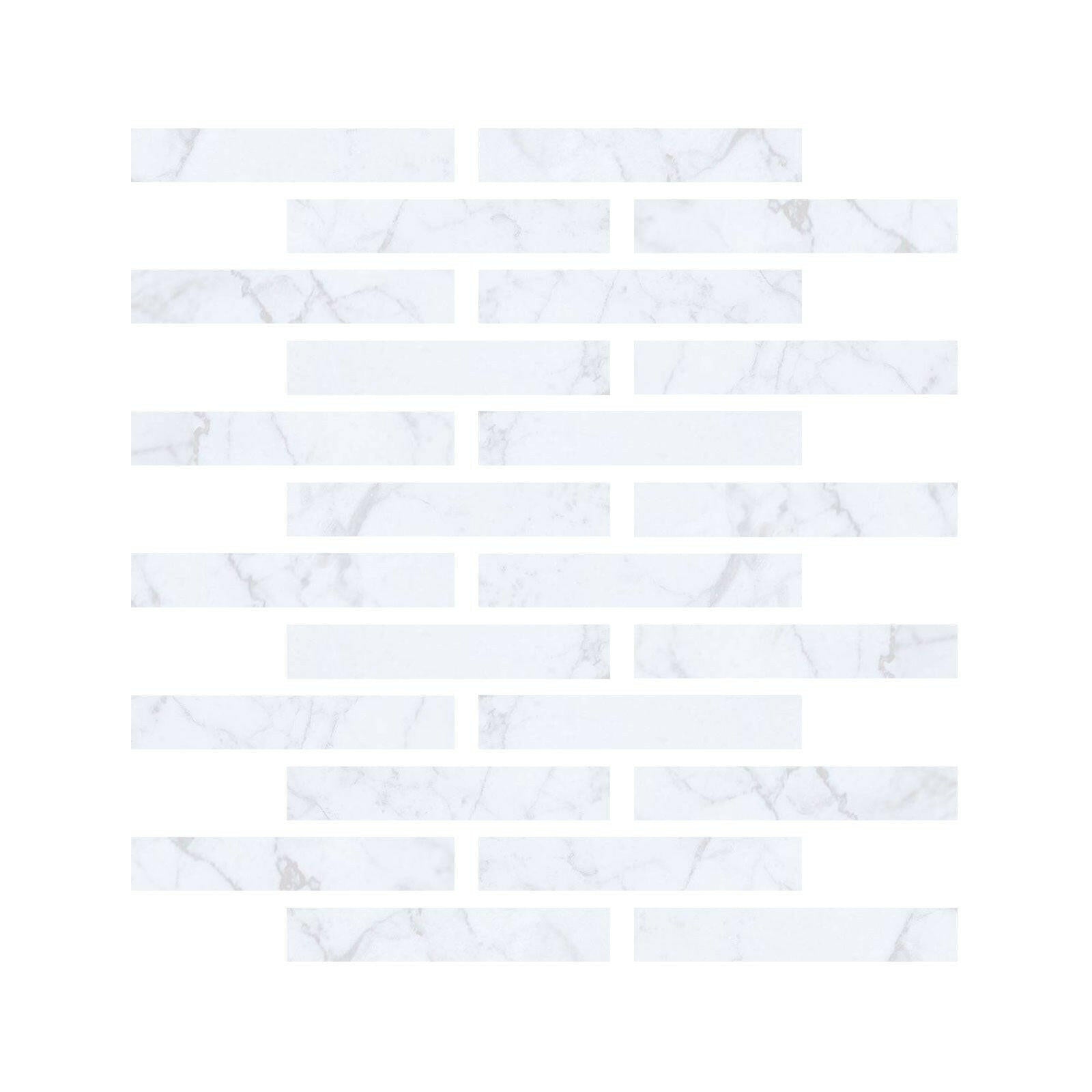 Special Cut | 2x12 Carrara White Marble Honed Tile Special Cut | 2x12 Carrara White Marble Honed Tile - American Tile Depot
