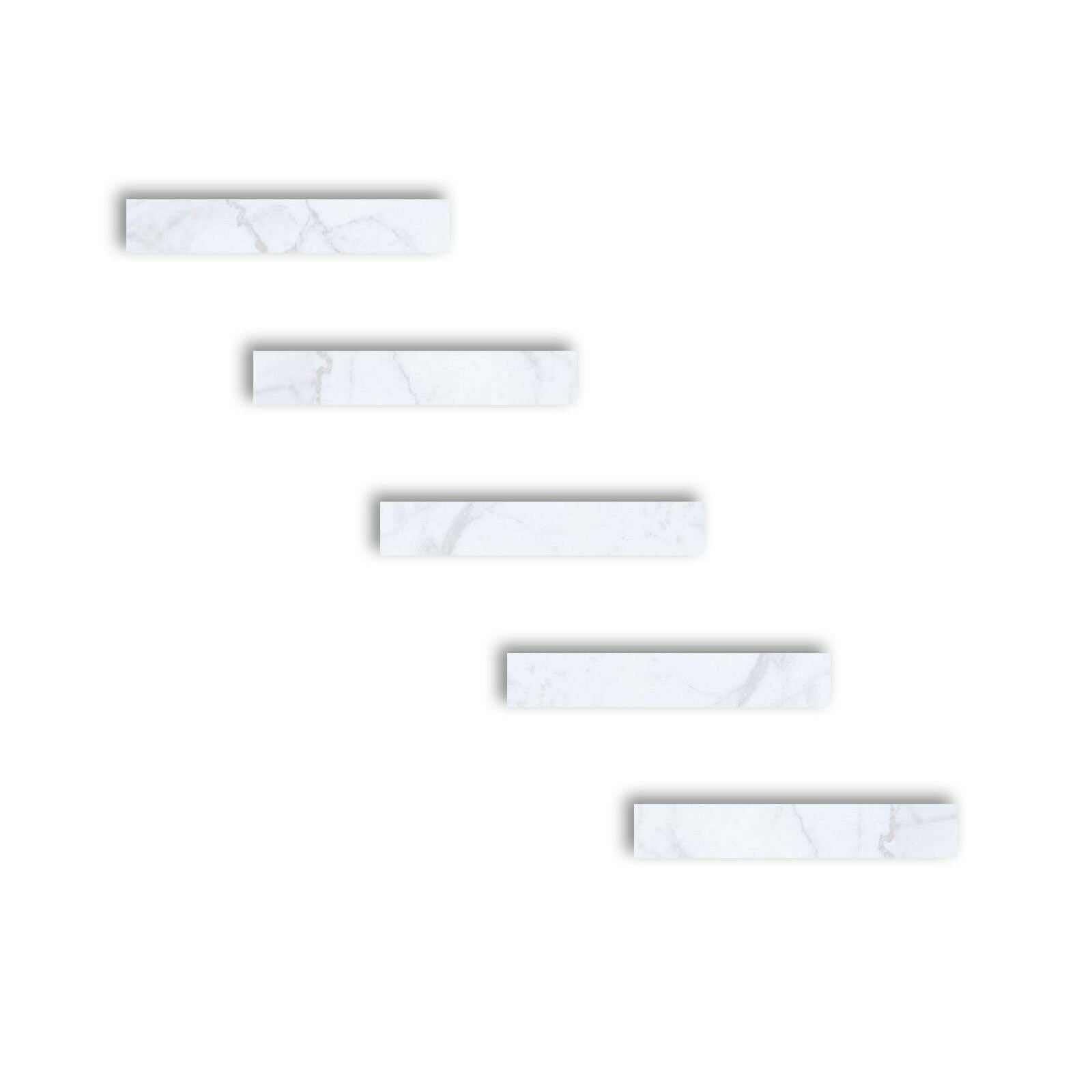 Special Cut | 2x12 Carrara White Marble Honed Tile Special Cut | 2x12 Carrara White Marble Honed Tile - American Tile Depot