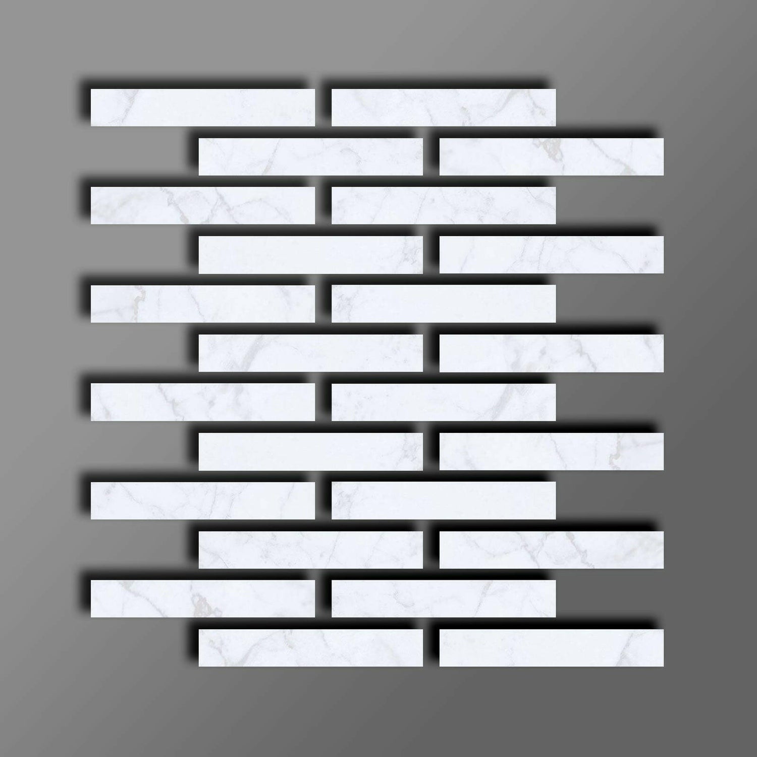 Special Cut | 2x12 Carrara White Marble Polished Tile Special Cut | 2x12 Carrara White Marble Polished Tile - American Tile Depot