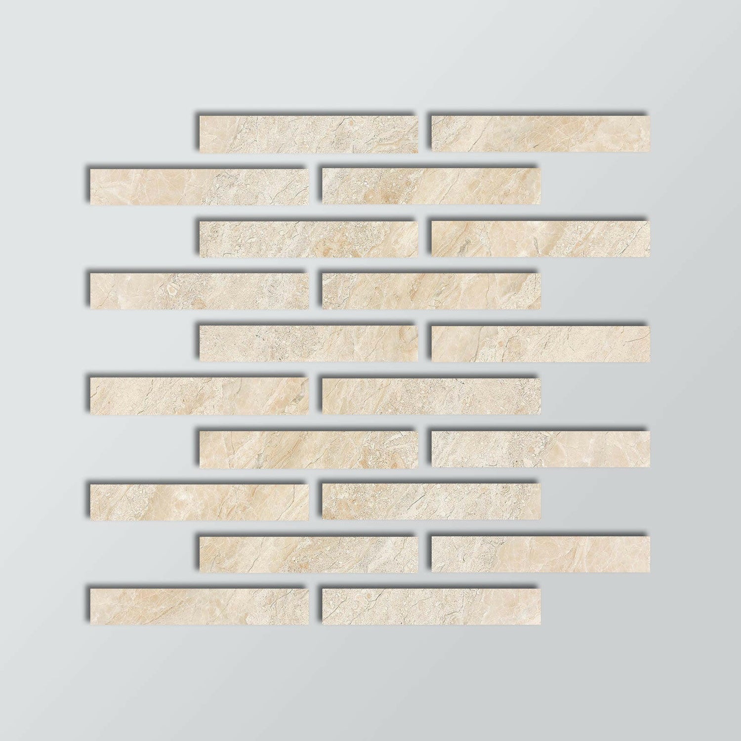 Special Cut | 2x12 Diano Royal (Queen Beige) Marble Polished Tile Special Cut | 2x12 Diano Royal (Queen Beige) Marble Polished Tile - American Tile Depot