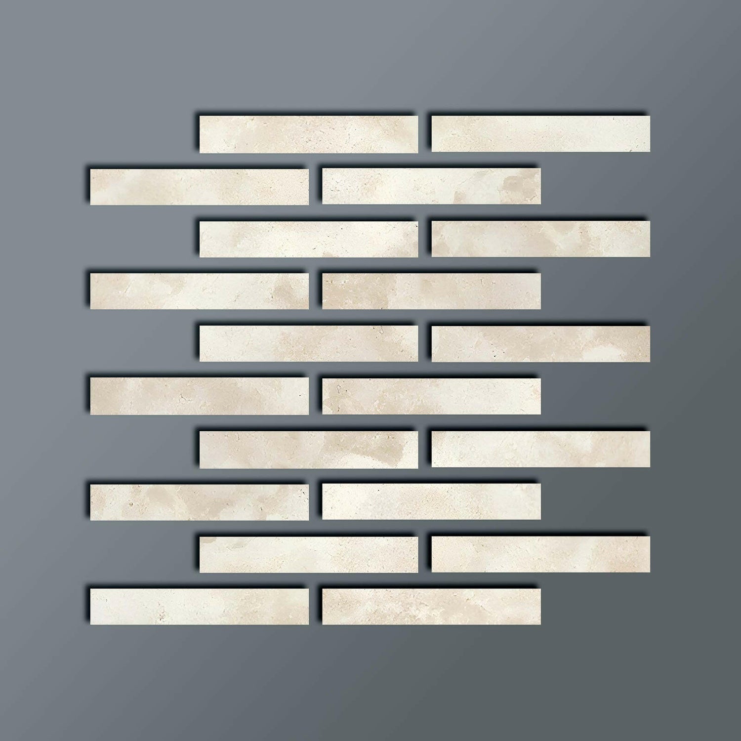 Special Cut | 2x12 Durango Cream Travertine Filled & Honed Tile Special Cut | 2x12 Durango Cream Travertine Filled & Honed Tile - American Tile Depot