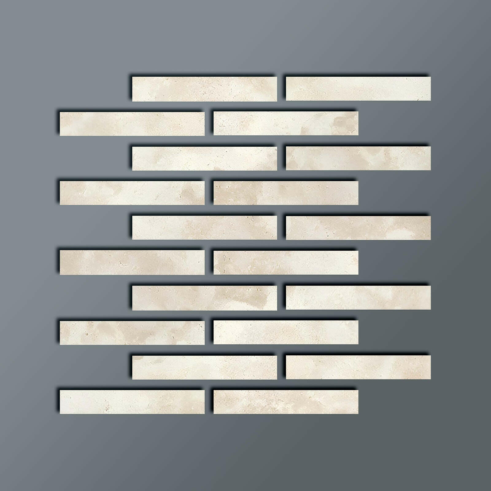 Special Cut | 2x12 Durango Cream Travertine Filled & Honed Tile Special Cut | 2x12 Durango Cream Travertine Filled & Honed Tile - American Tile Depot