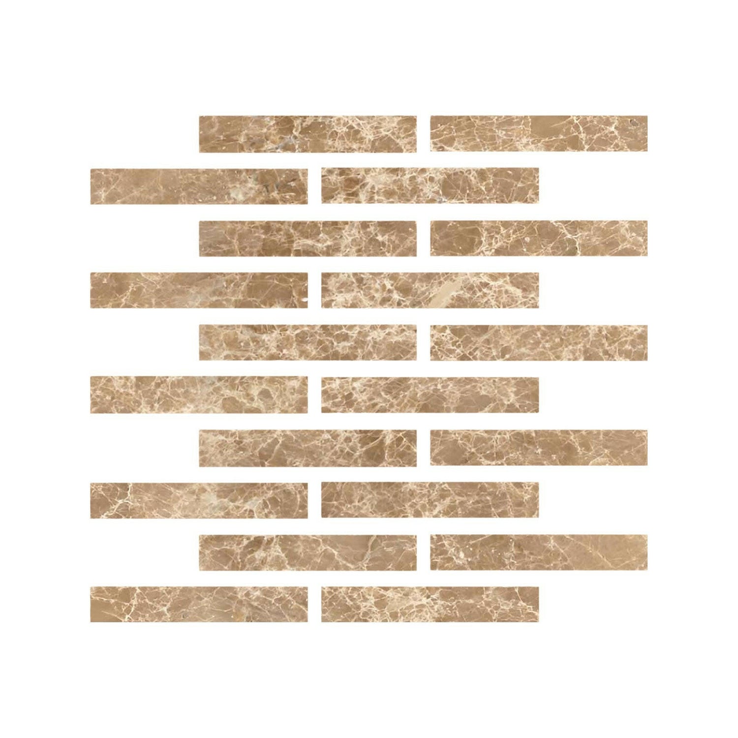 Special Cut | 2x12 Emperador Light Marble Polished Tile Special Cut | 2x12 Emperador Light Marble Polished Tile - American Tile Depot