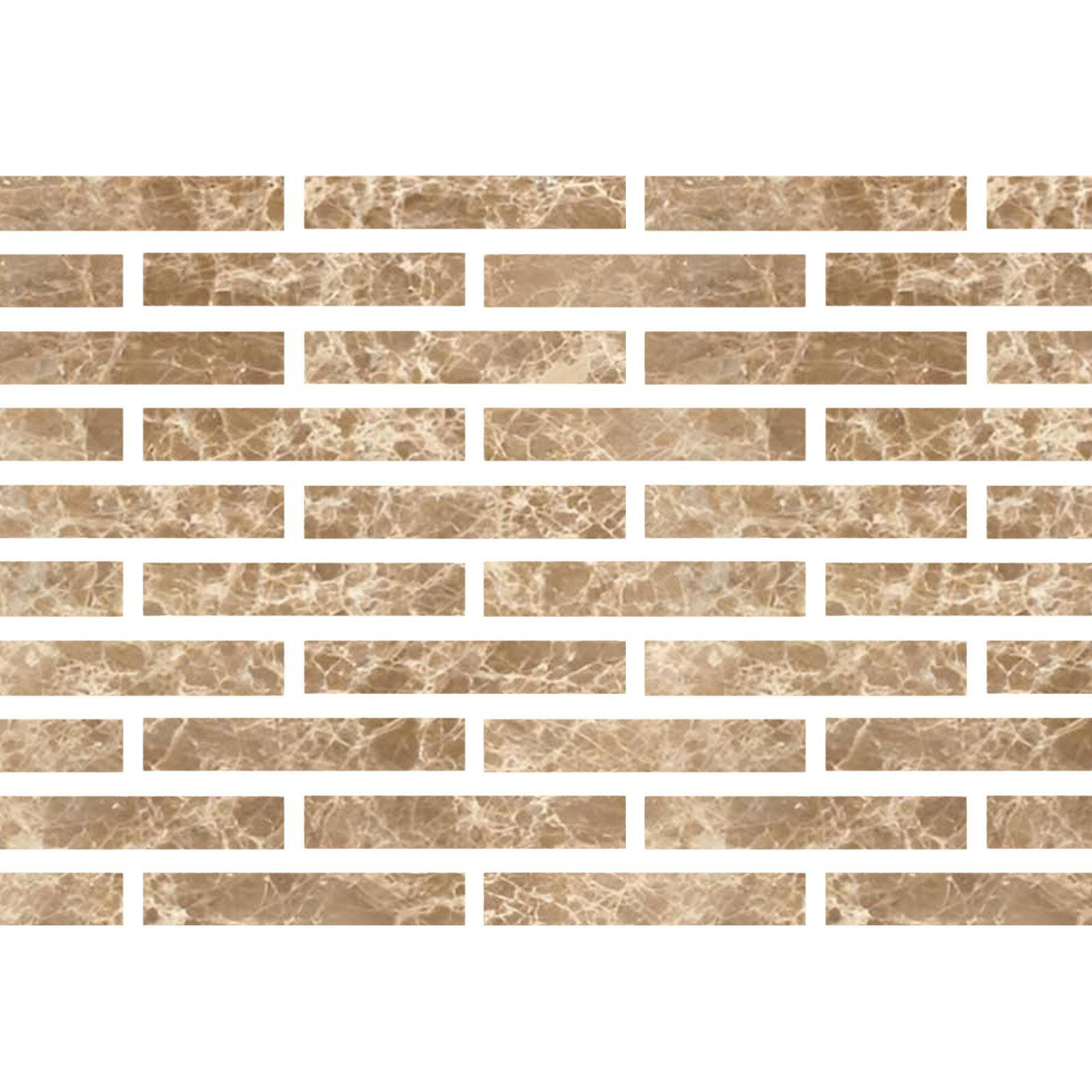 Special Cut | 2x12 Emperador Light Marble Polished Tile Special Cut | 2x12 Emperador Light Marble Polished Tile - American Tile Depot