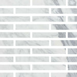 Special Cut | 2x12 Italian Statuary White Marble Honed Tile Special Cut | 2x12 Italian Statuary White Marble Honed Tile - American Tile Depot