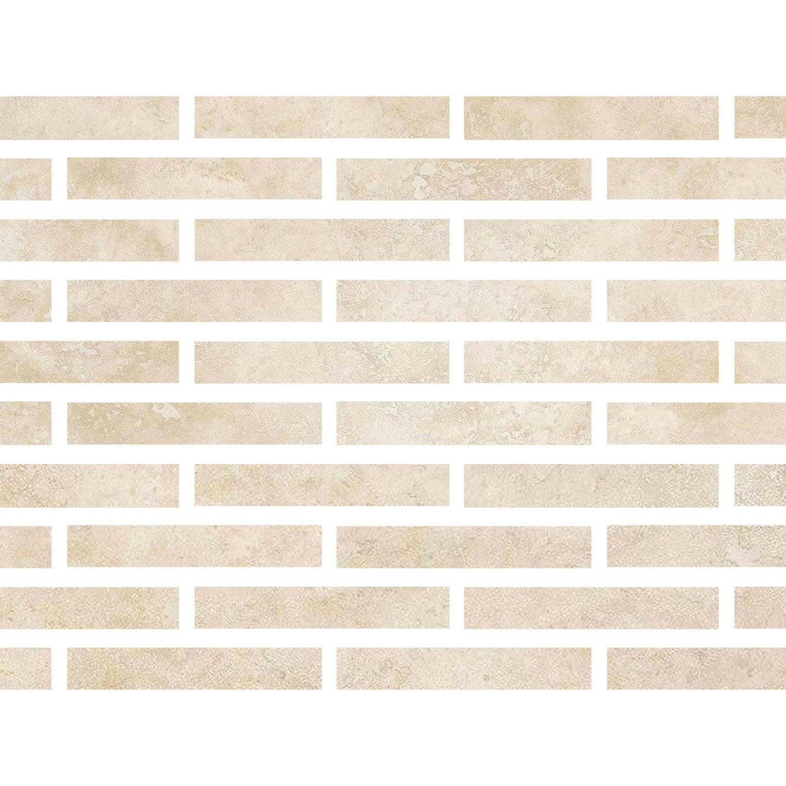 Special Cut | 2x12 Ivory Travertine Filled & Honed Tile - American Tile Depot