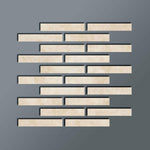 Special Cut | 2x12 Ivory Travertine Filled & Polished Tile Special Cut | 2x12 Ivory Travertine Filled & Polished Tile - American Tile Depot