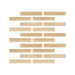 Special Cut | 2x12 Ivory Travertine Vein Cut Filled & Honed Tile Special Cut | 2x12 Ivory Travertine Vein Cut Filled & Honed Tile - American Tile Depot