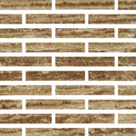 Special Cut | 2x12 Noce Exotic Travertine (Vein-Cut) Filled & Honed Tile Special Cut | 2x12 Noce Exotic Travertine (Vein-Cut) Filled & Honed Tile - American Tile Depot