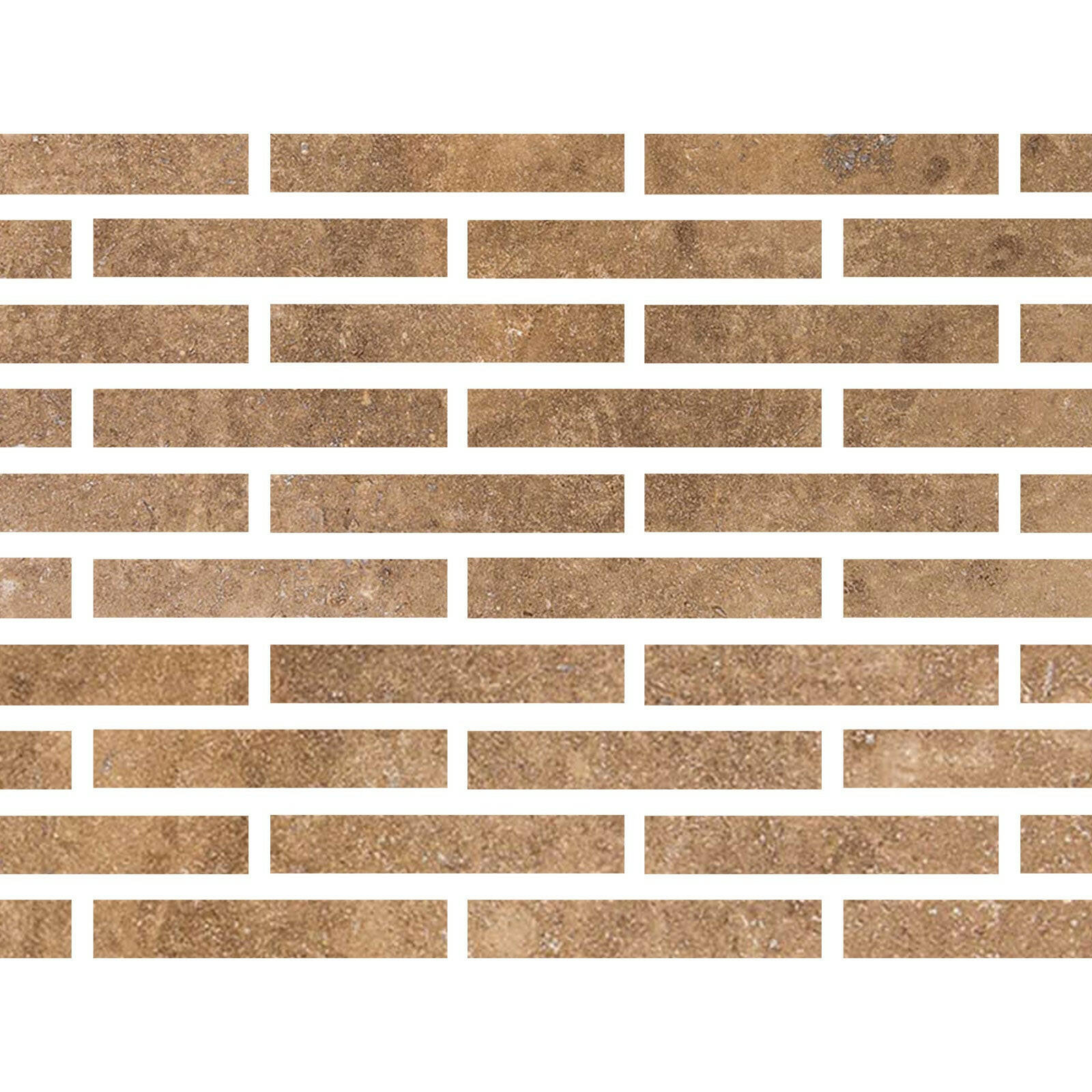 Special Cut | 2x12 Noce Travertine Filled & Honed Tile Special Cut | 2x12 Noce Travertine Filled & Honed Tile - American Tile Depot