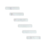 Special Cut | 2x12 Oriental White / Asian Statuary Marble Honed Tile Special Cut | 2x12 Oriental White / Asian Statuary Marble Honed Tile - American Tile Depot