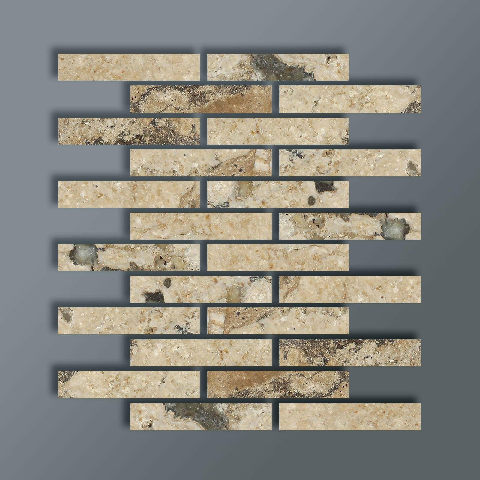 Special Cut | 2x12 Philadelphia Travertine Filled & Honed Tile Special Cut | 2x12 Philadelphia Travertine Filled & Honed Tile - American Tile Depot