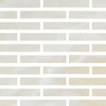 Special Cut | 2x12 Premium White Onyx CROSS-CUT Polished Tile - American Tile Depot