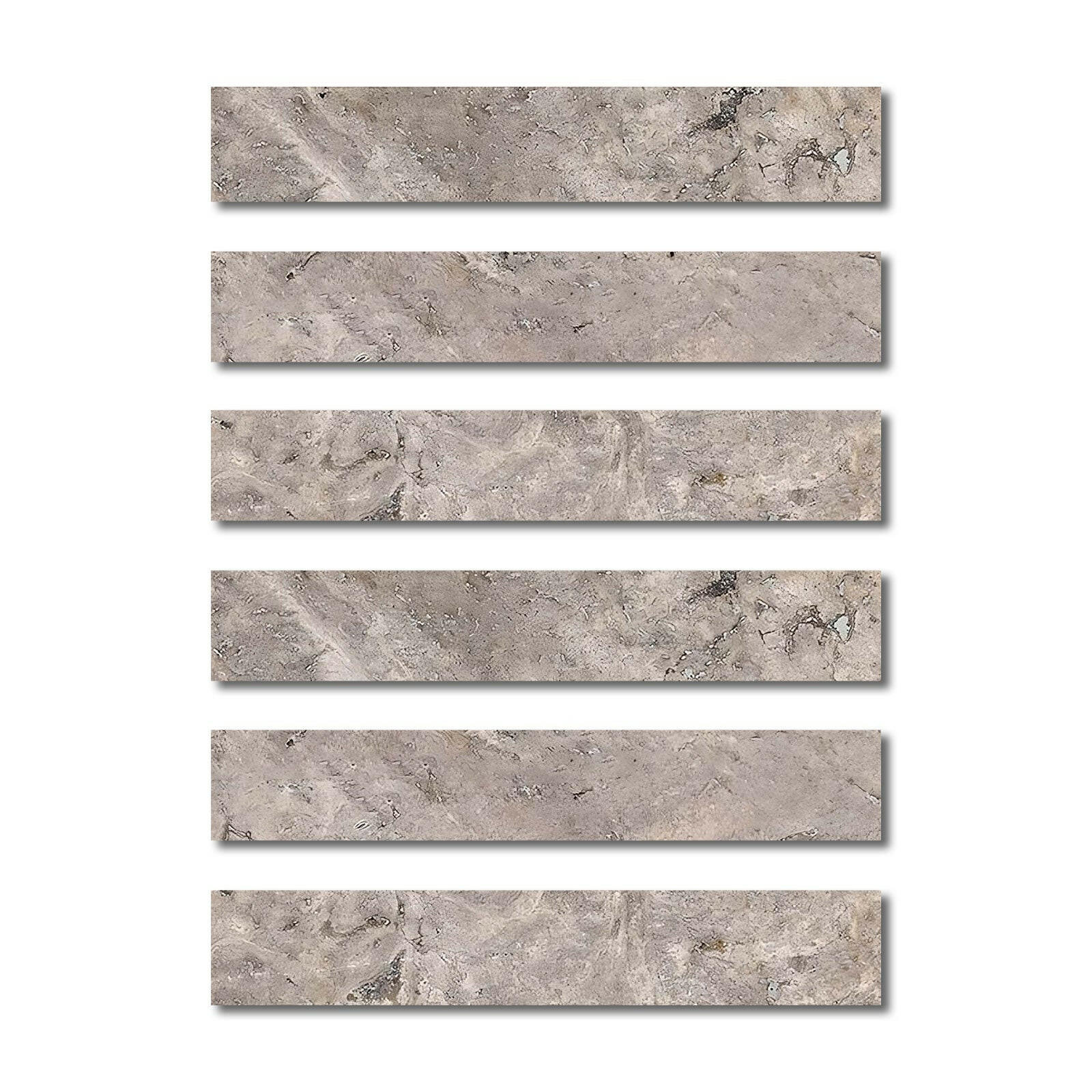 Special Cut | 2x12 Silver Travertine Filled & Honed Tile Special Cut | 2x12 Silver Travertine Filled & Honed Tile - American Tile Depot