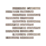 Special Cut | 2x12 Silver Travertine Filled & Honed Tile Special Cut | 2x12 Silver Travertine Filled & Honed Tile - American Tile Depot
