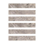Special Cut | 2x12 Silver Travertine Filled & Honed Tile Special Cut | 2x12 Silver Travertine Filled & Honed Tile - American Tile Depot