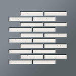 Special Cut | 2x12 Terrazzo Silver Marble Polished Tile Special Cut | 2x12 Terrazzo Silver Marble Polished Tile - American Tile Depot