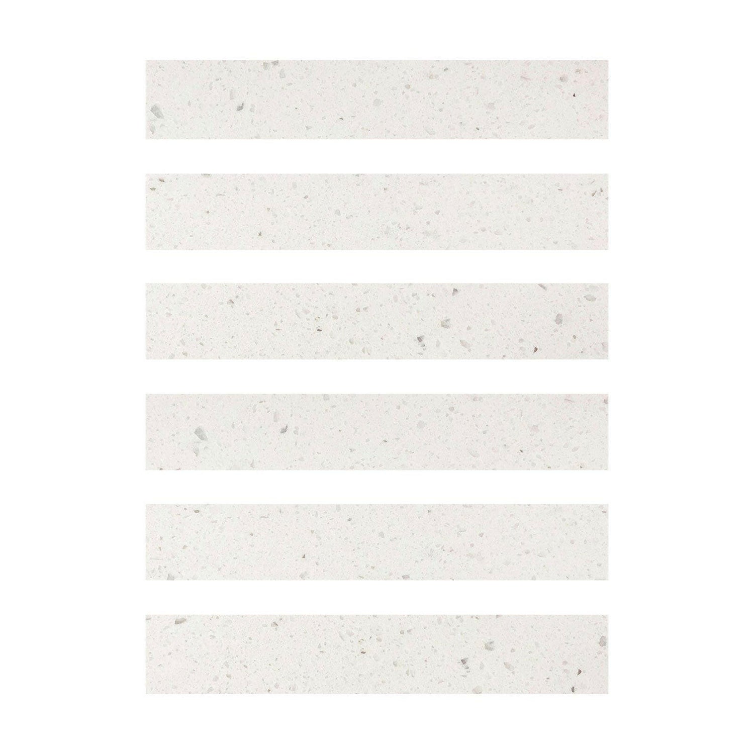 Special Cut | 2x12 Terrazzo Silver Marble Polished Tile Special Cut | 2x12 Terrazzo Silver Marble Polished Tile - American Tile Depot