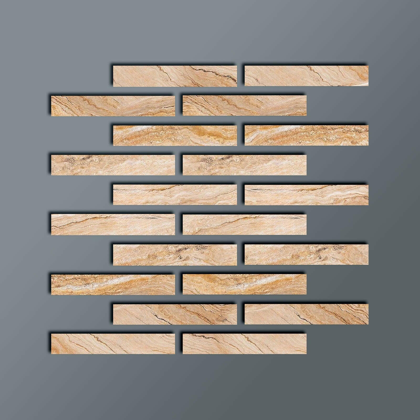 Special Cut | 2x12 Valencia Travertine Filled & Honed Tile Special Cut | 2x12 Valencia Travertine Filled & Honed Tile - American Tile Depot