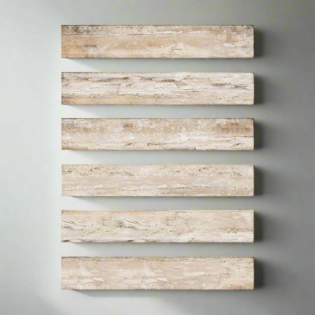 Special Cut | 2x12 Valerenga Travertine Filled & Honed Tile - American Tile Depot