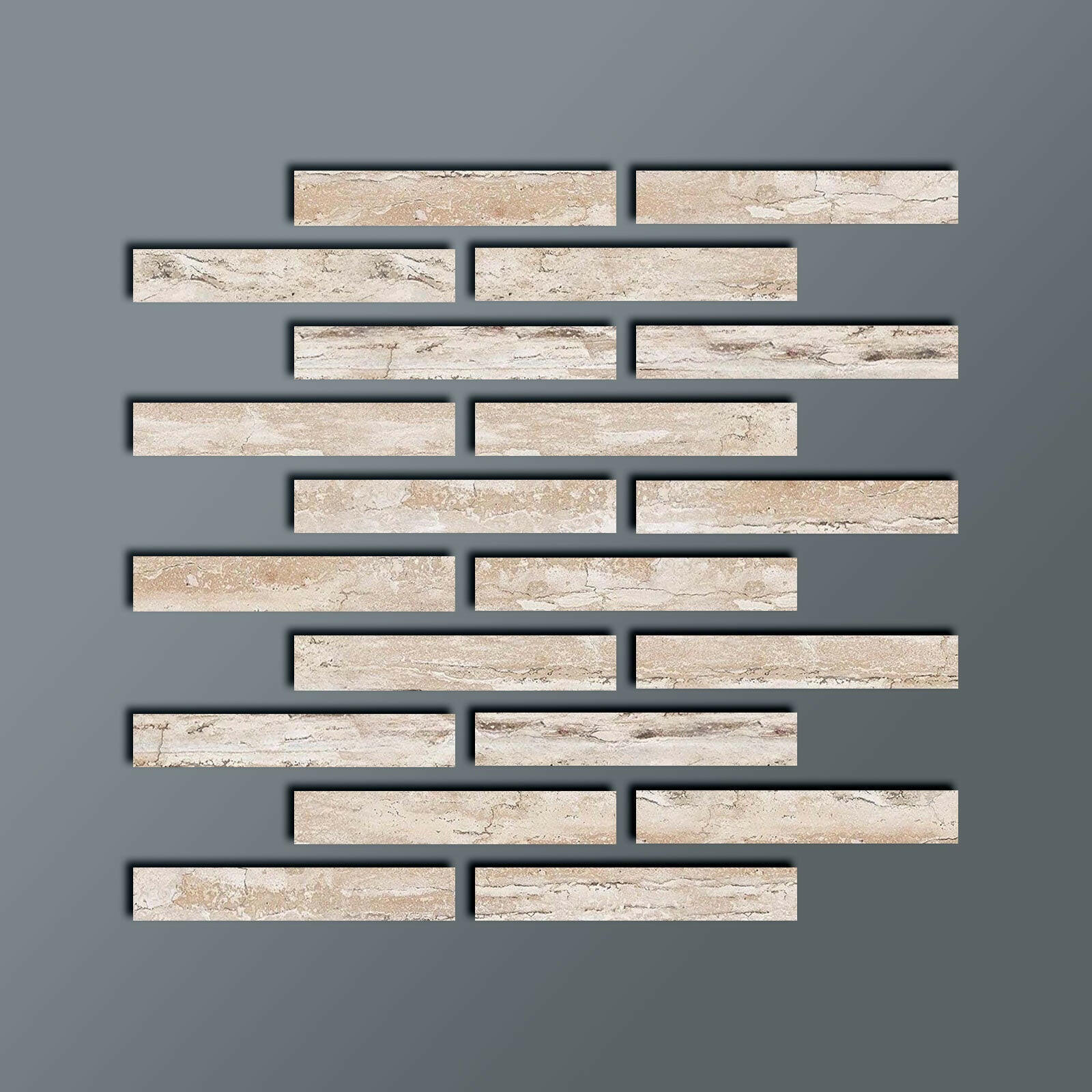 Special Cut | 2x12 Valerenga Travertine Filled & Honed Tile - American Tile Depot