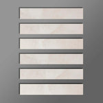 Special Cut | 2x12 White Pearl / Botticino Marble Polished Tile Special Cut | 2x12 White Pearl / Botticino Marble Polished Tile - American Tile Depot