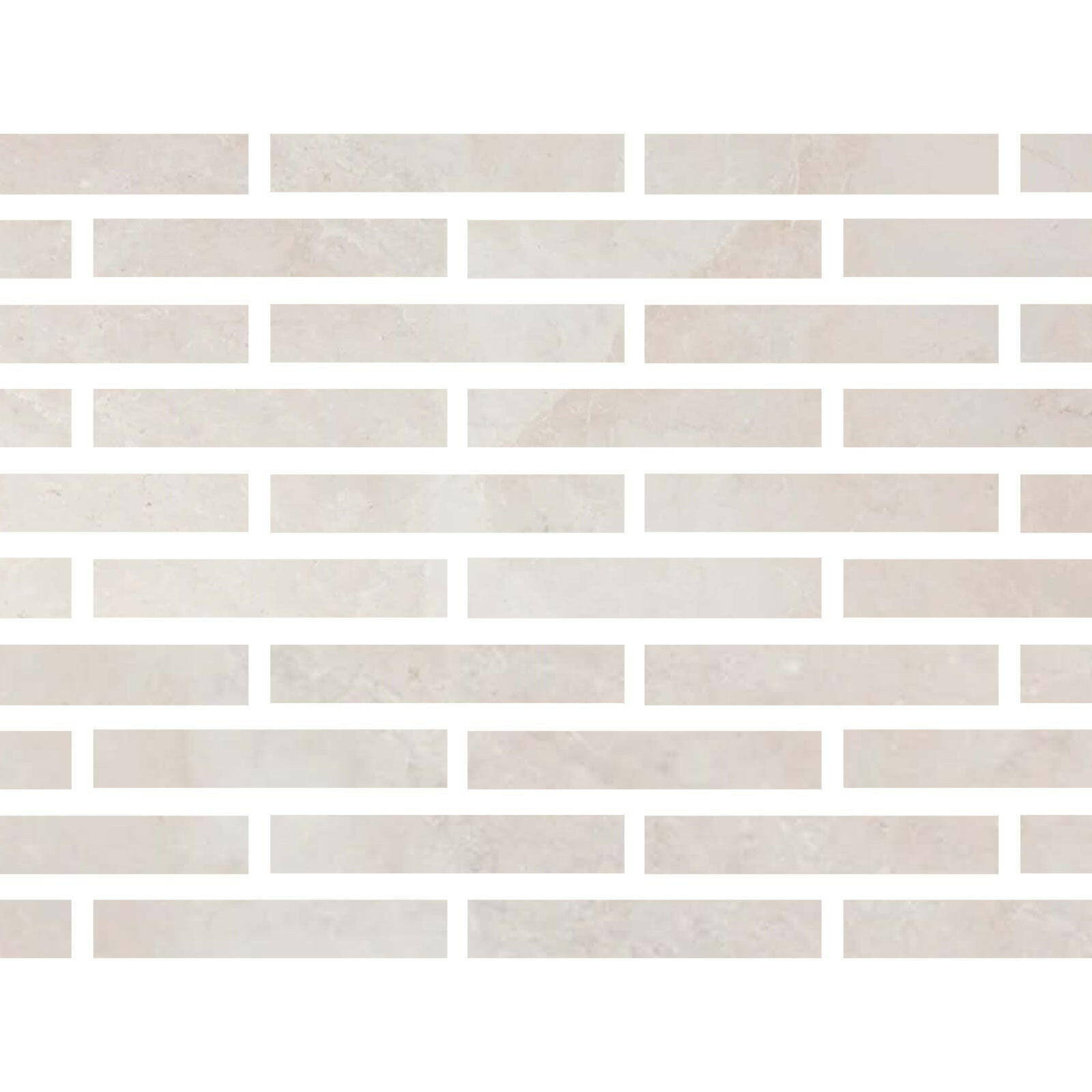 Special Cut | 2x12 White Pearl / Botticino Marble Polished Tile Special Cut | 2x12 White Pearl / Botticino Marble Polished Tile - American Tile Depot