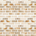 Special Cut | 2x6 Antico Onyx Travertine Filled & Honed Tile Special Cut | 2x6 Antico Onyx Travertine Filled & Honed Tile - American Tile Depot