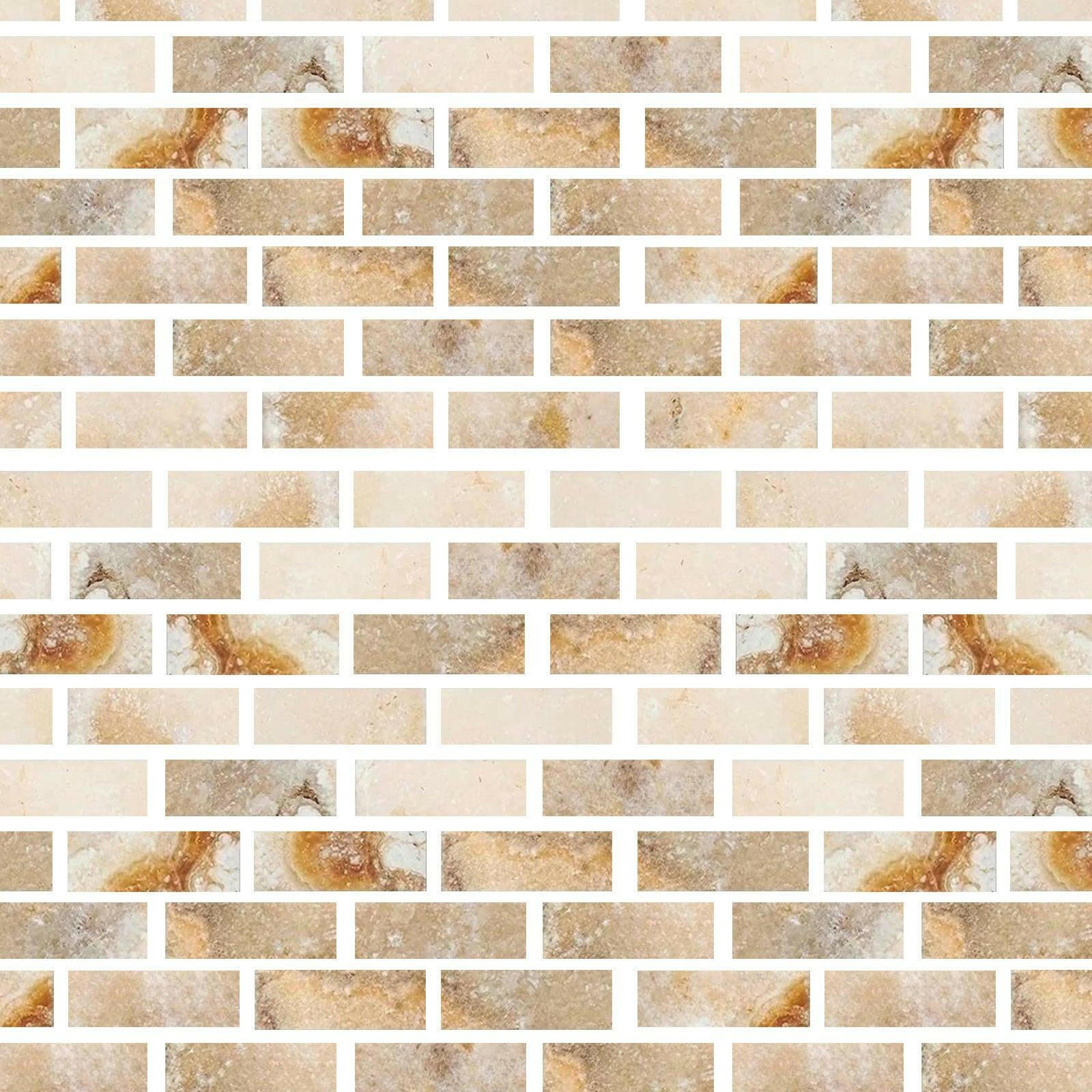 Special Cut | 2x6 Antico Onyx Travertine Filled & Honed Tile Special Cut | 2x6 Antico Onyx Travertine Filled & Honed Tile - American Tile Depot
