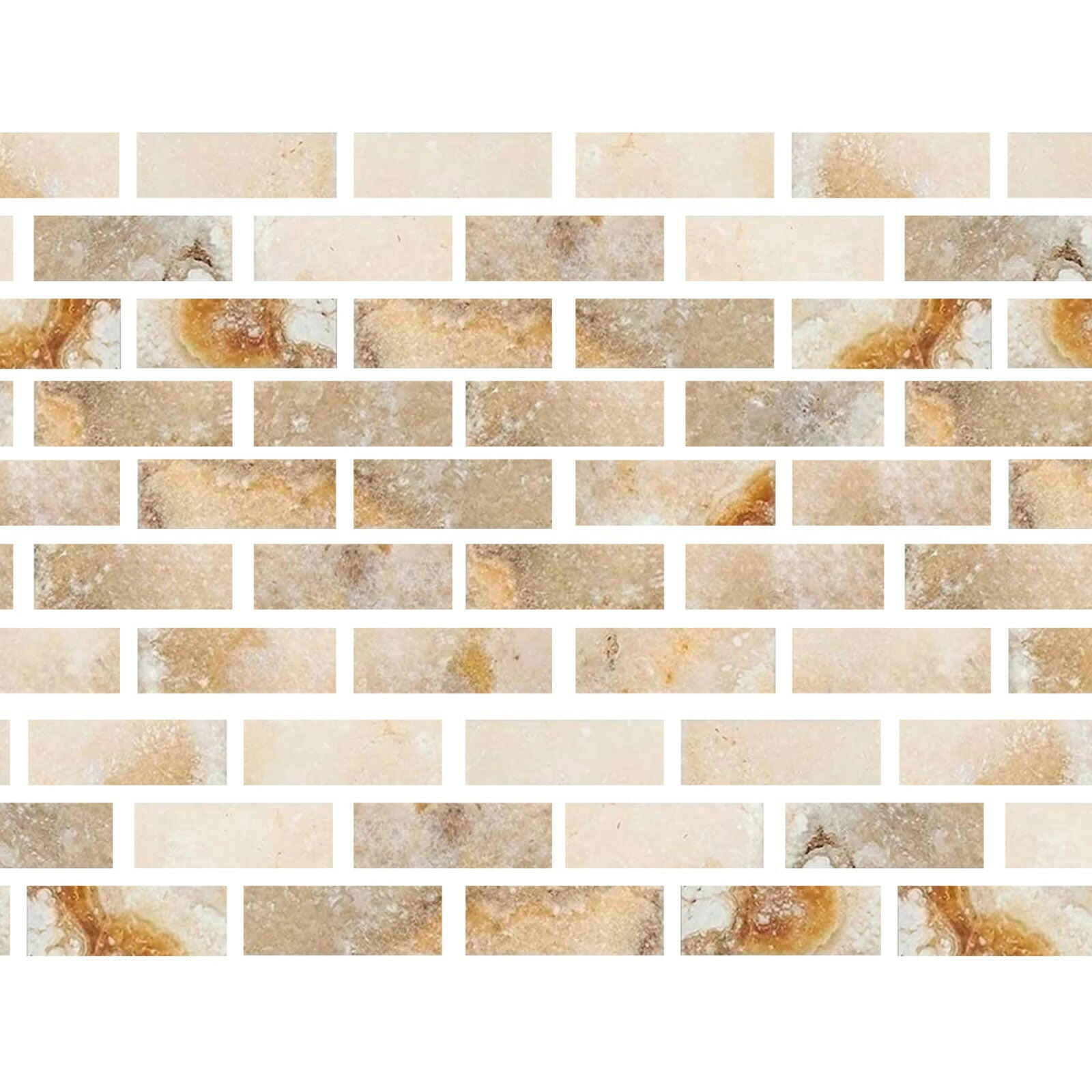 Special Cut | 2x6 Antico Onyx Travertine Filled & Honed Tile Special Cut | 2x6 Antico Onyx Travertine Filled & Honed Tile - American Tile Depot