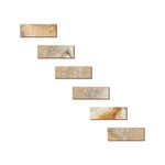 Special Cut | 2x6 Antico Onyx Travertine Filled & Honed Tile Special Cut | 2x6 Antico Onyx Travertine Filled & Honed Tile - American Tile Depot