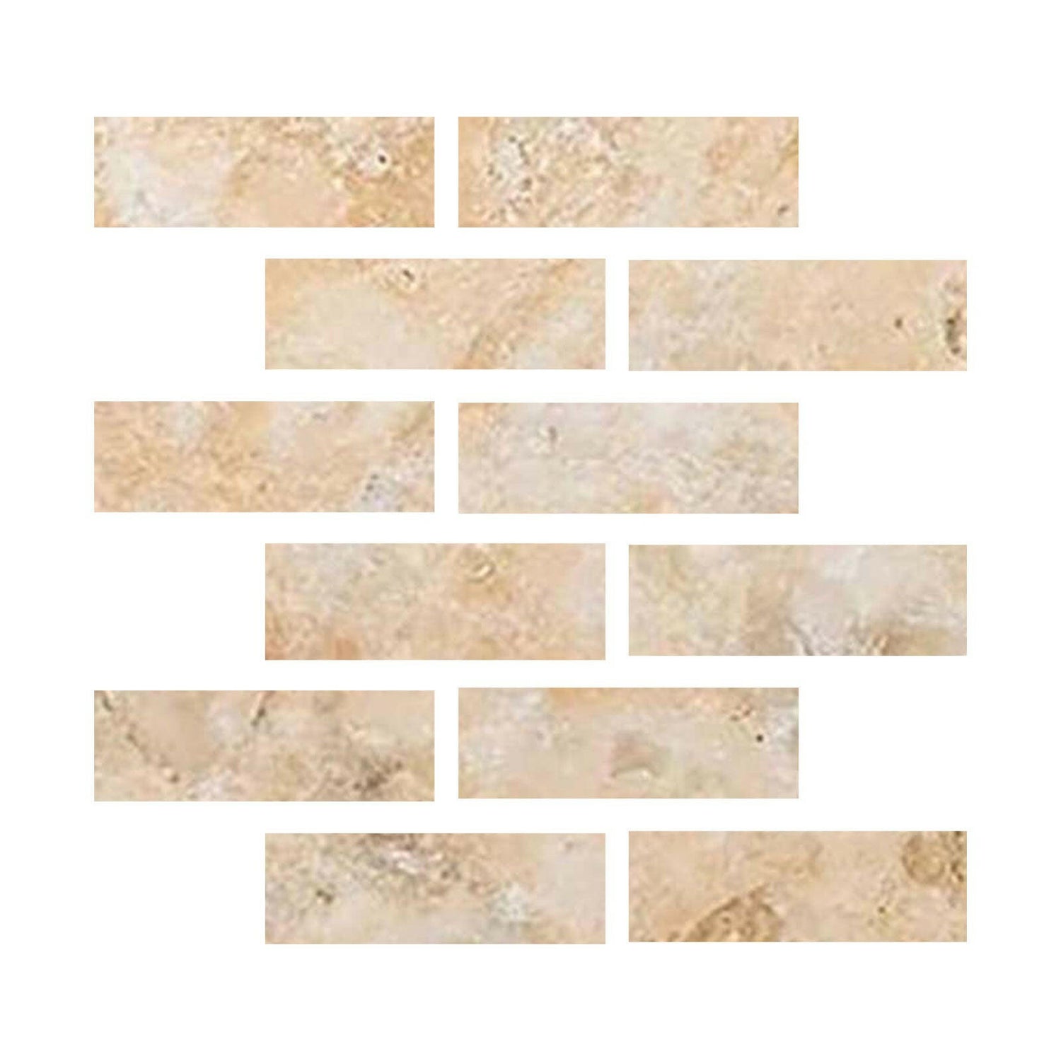 Special Cut | 2x6 Antico Onyx Travertine Filled & Polished Tile Special Cut | 2x6 Antico Onyx Travertine Filled & Polished Tile - American Tile Depot