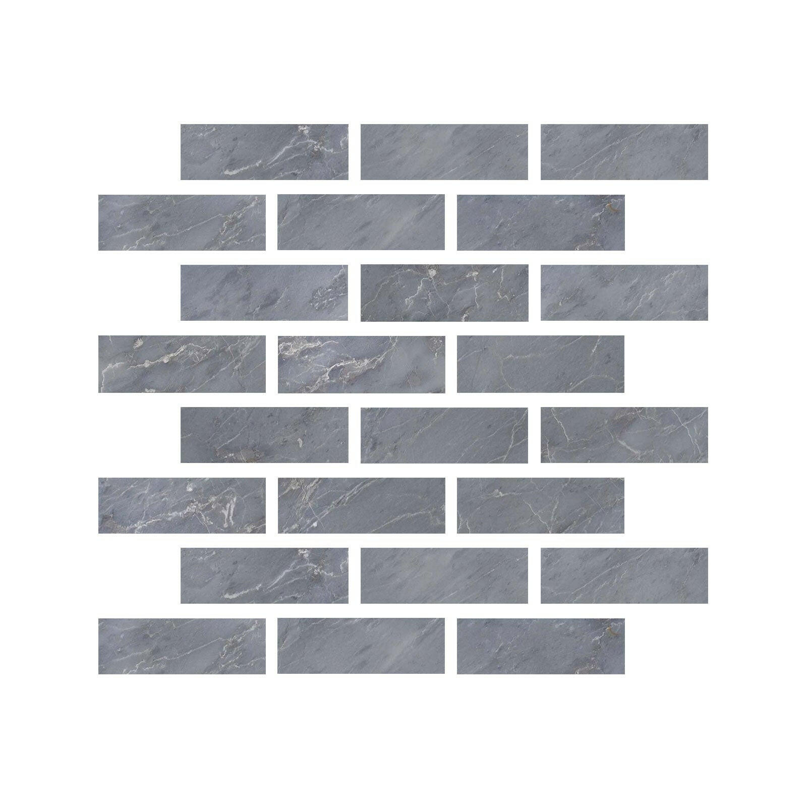 Special Cut | 2x6 Bardiglio Imperiale Marble Honed Tile Special Cut | 2x6 Bardiglio Imperiale Marble Honed Tile - American Tile Depot