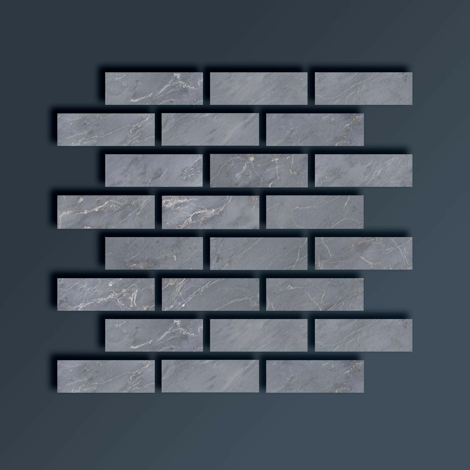 Special Cut | 2x6 Bardiglio Imperiale Marble Honed Tile Special Cut | 2x6 Bardiglio Imperiale Marble Honed Tile - American Tile Depot