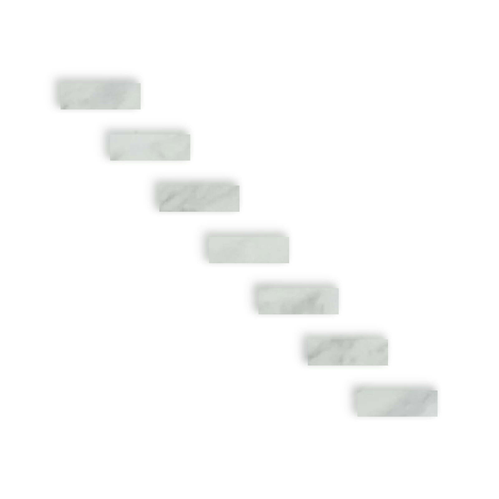 Special Cut | 2x6 Bianco Venatino Marble Honed Tile Special Cut | 2x6 Bianco Venatino Marble Honed Tile - American Tile Depot