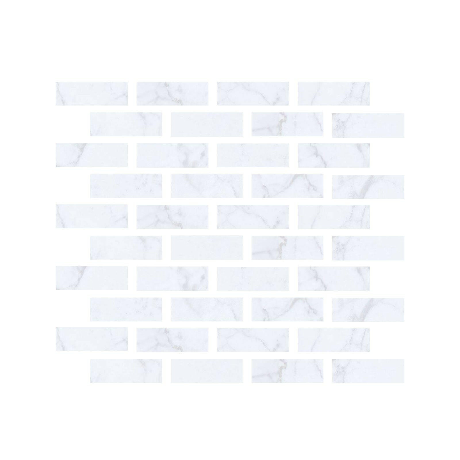 Special Cut | 2x6 Carrara White Marble Polished Tile Special Cut | 2x6 Carrara White Marble Polished Tile - American Tile Depot