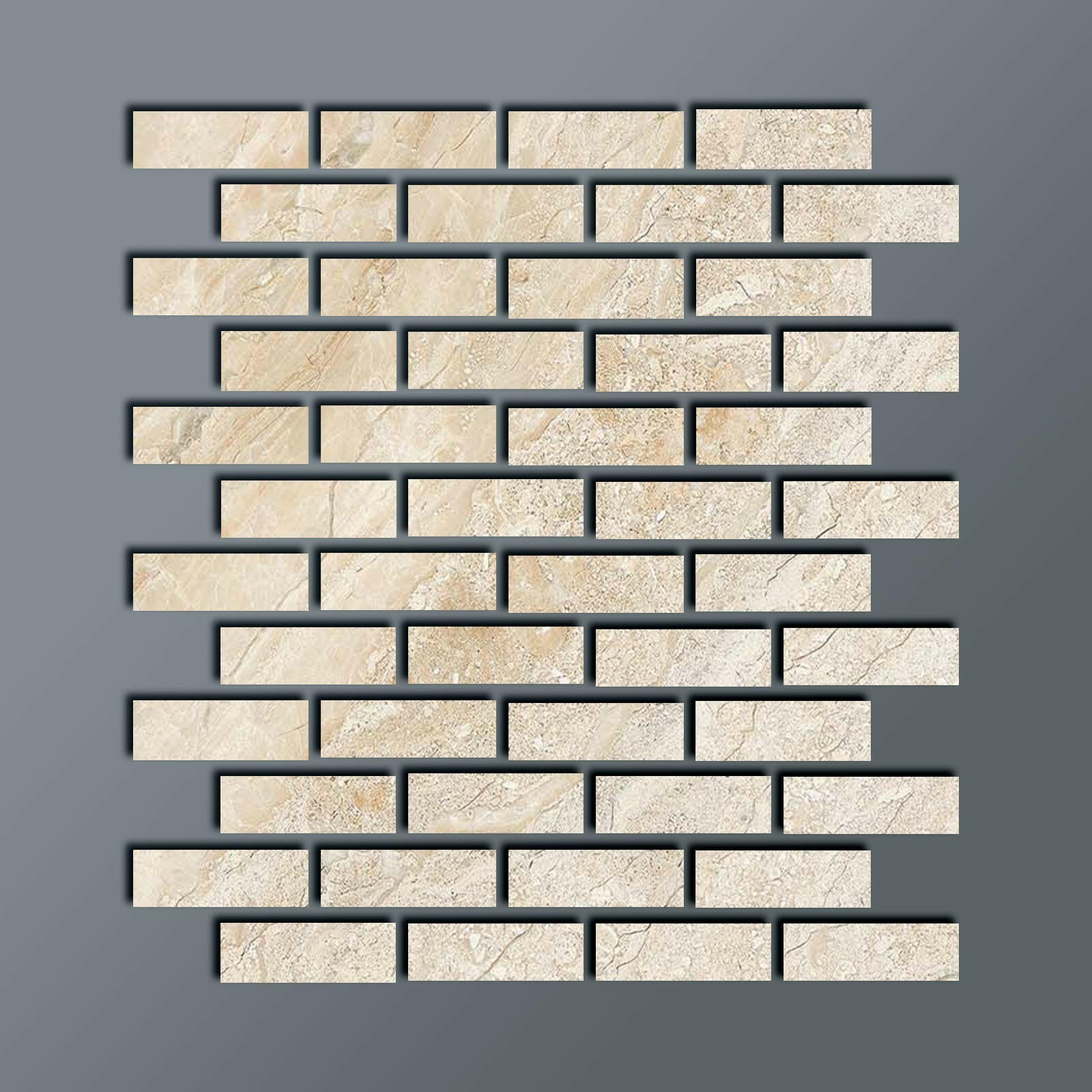Special Cut | 2x6 Diano Royal (Queen Beige) Marble Honed Tile Special Cut | 2x6 Diano Royal (Queen Beige) Marble Honed Tile - American Tile Depot