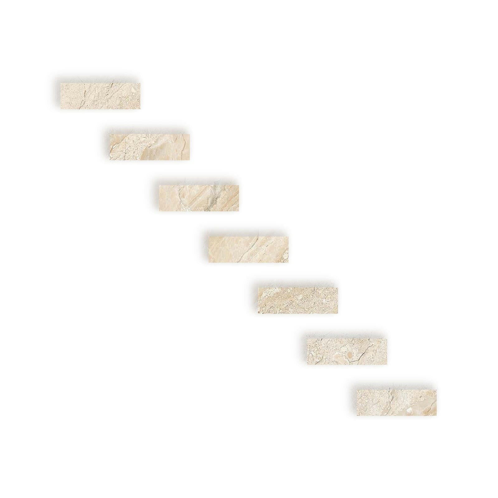 Special Cut | 2x6 Diano Royal (Queen Beige) Marble Polished Tile Special Cut | 2x6 Diano Royal (Queen Beige) Marble Polished Tile - American Tile Depot
