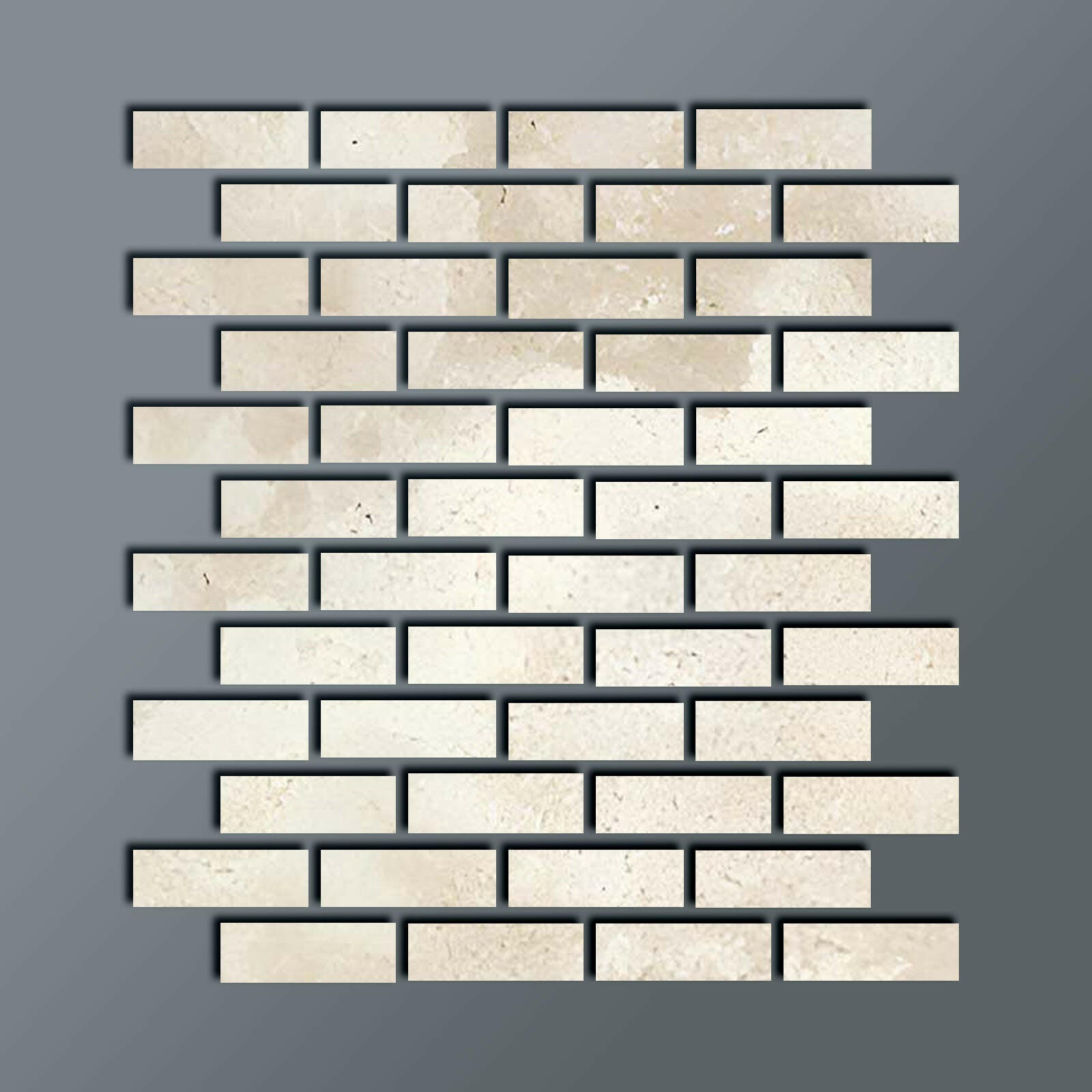 Special Cut | 2x6 Durango Cream Travertine Filled & Honed Tile Special Cut | 2x6 Durango Cream Travertine Filled & Honed Tile - American Tile Depot