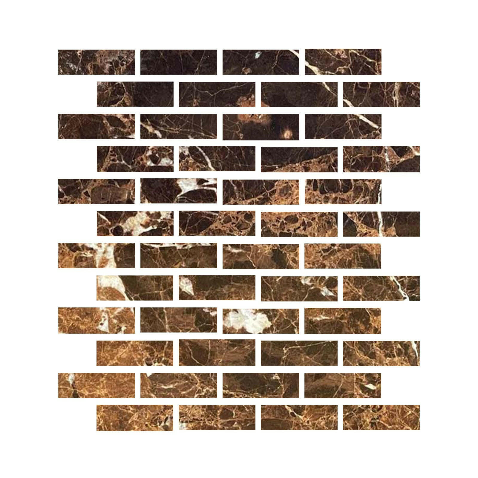 Special Cut | 2x6 Emperador Dark Marble Polished Tile Special Cut | 2x6 Emperador Dark Marble Polished Tile - American Tile Depot